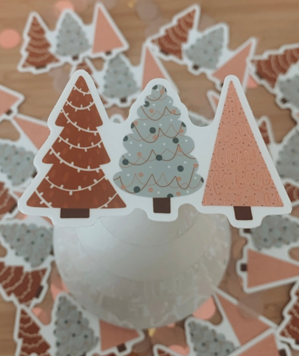 Christmas Trees Vinyl Sticker