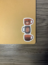 Load image into Gallery viewer, Stacked Fall Mugs Vinyl Sticker