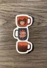 Load image into Gallery viewer, Stacked Fall Mugs Vinyl Sticker