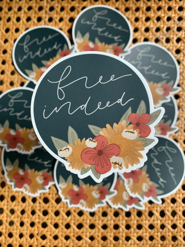 Free Indeed Vinyl Sticker