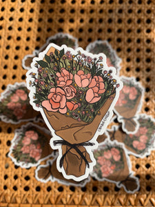 Supermarket Flowers Vinyl Sticker